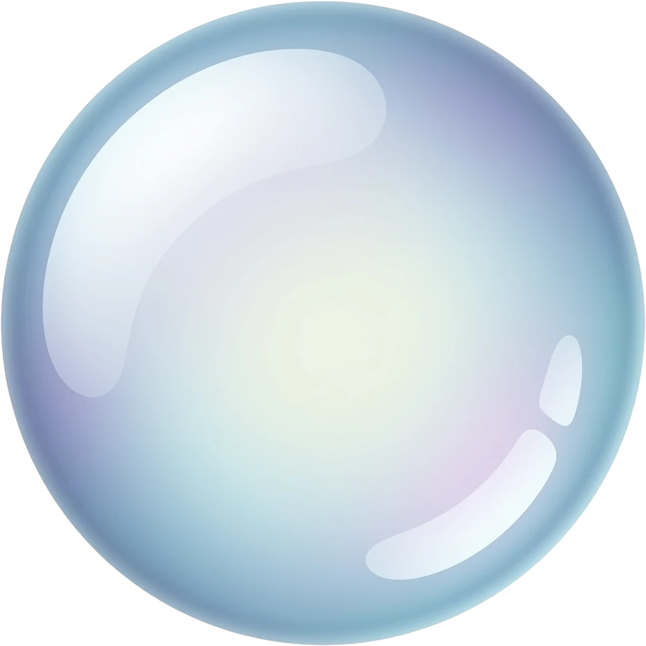 giant soap bubble emoji