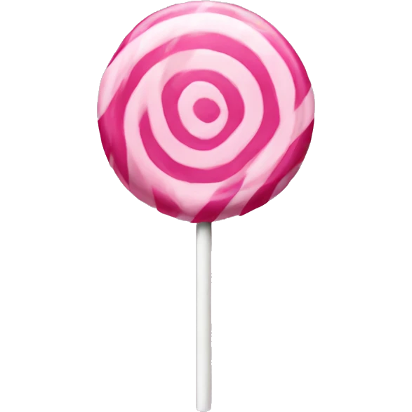 Pink aesthetic lollipop emoji