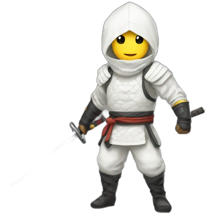 Ninja blanc  emoji