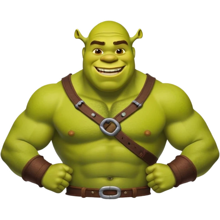 Gigachad shrek  emoji
