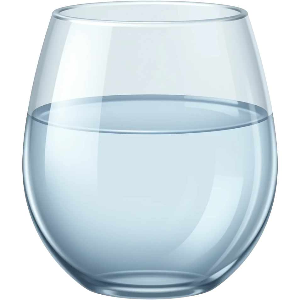 glass of water emoji