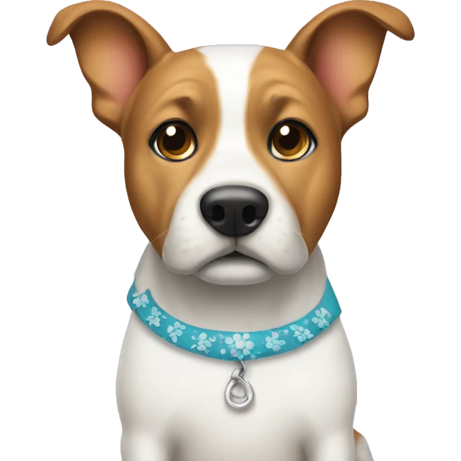 dog with dress emoji