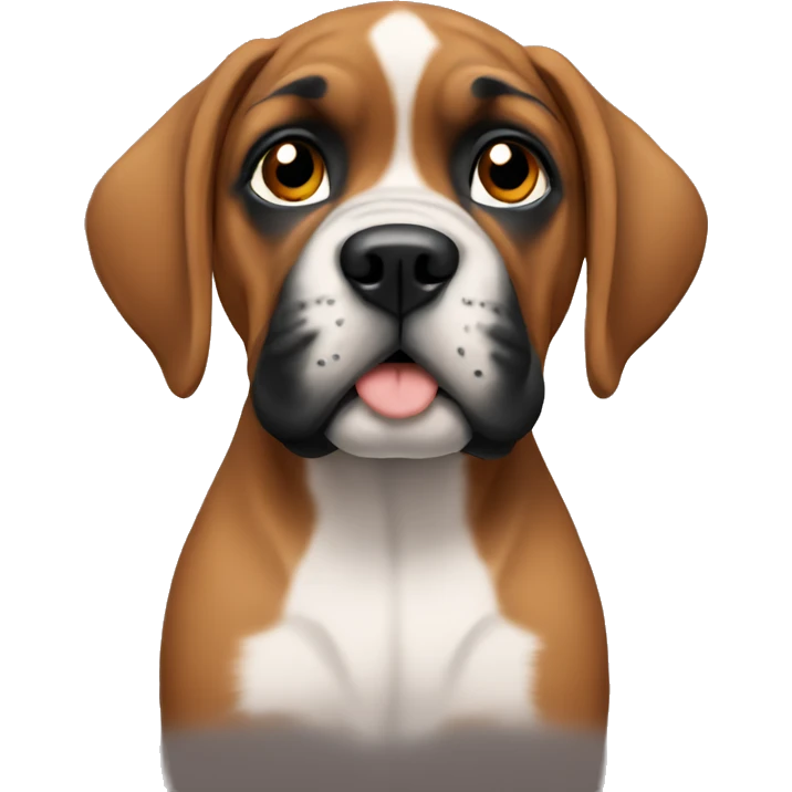 Boxer puppy emoji