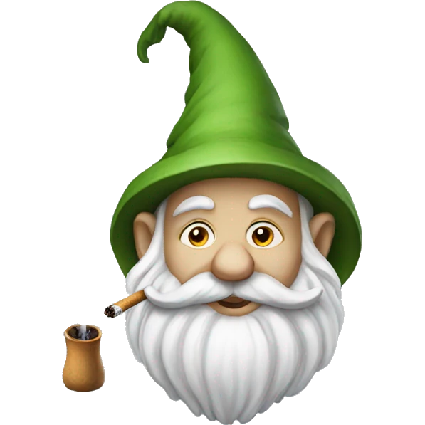 smoking gnome emoji