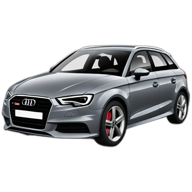 Audi a3 sportback grise emoji