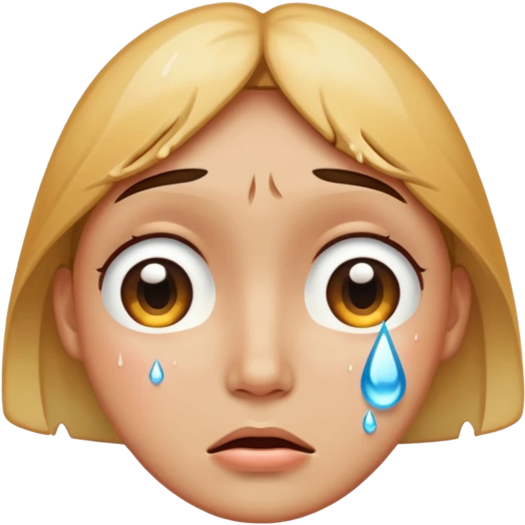 avec des larmes  emoji