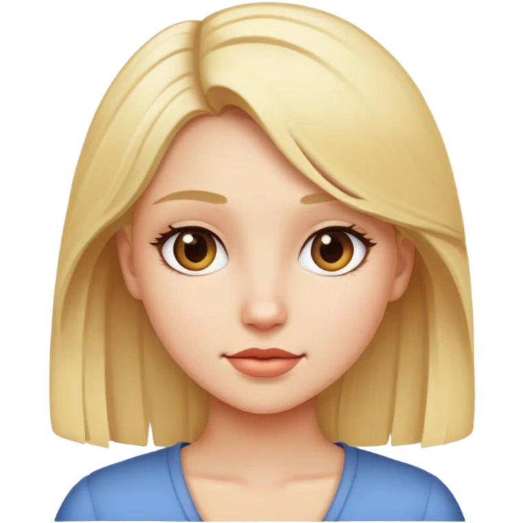 Girl bloonde emoji