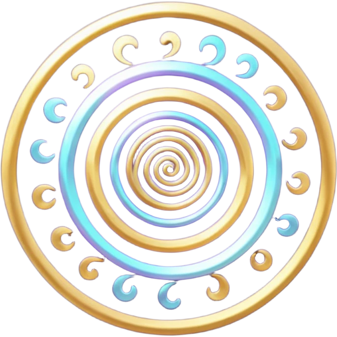 Psychic spiral icon emoji