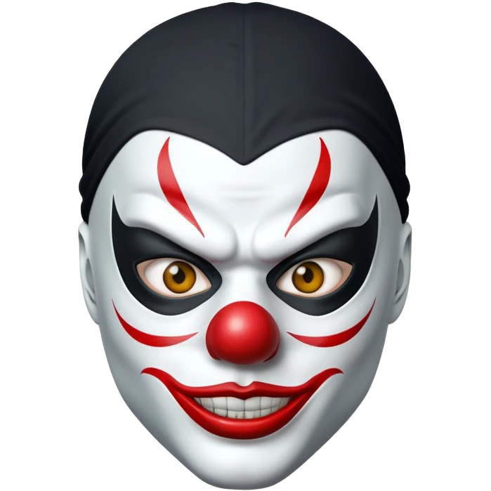 Ninja mit Clown Maske  emoji
