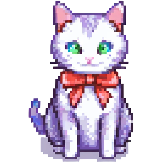 cat with a ribbon emoji