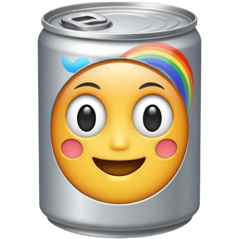 create a silver can emoji emoji