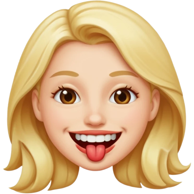 smiley qui se mord la levre  inferieur de maniere sexy emoji