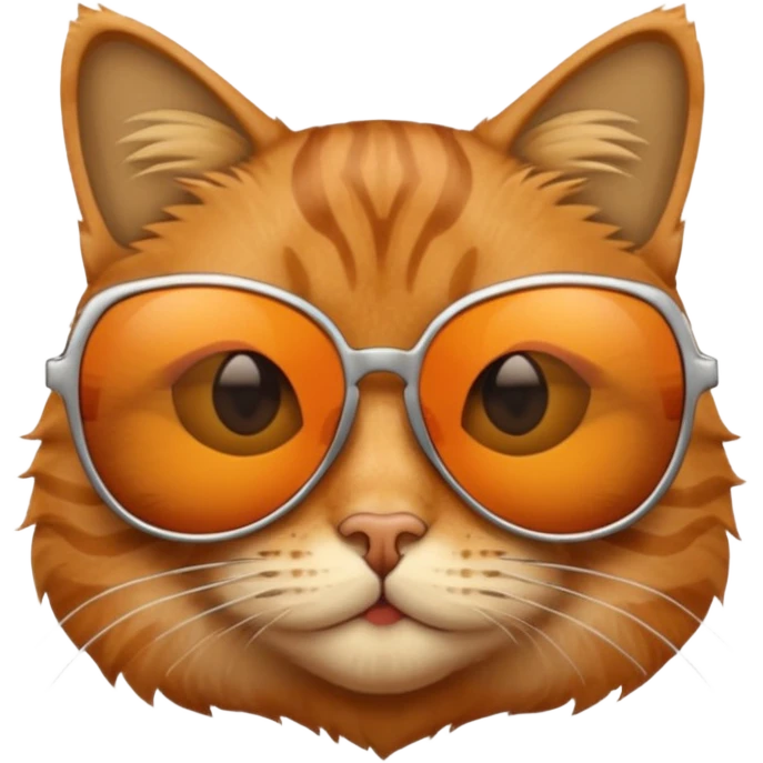 Cat wearing sunglasses emoji