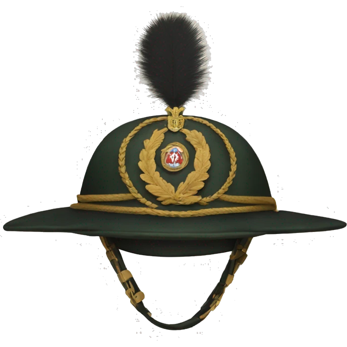 british military hat 19 century emoji