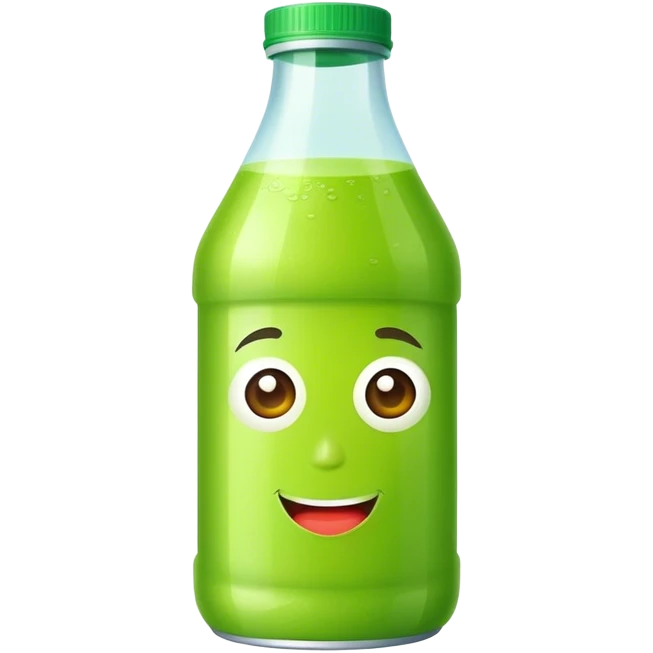 Lime juice bottle  emoji