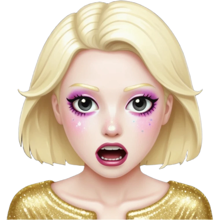 glitter killer attack emoji
