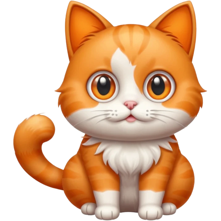 make me a cartoon cat, with some kind of sign or something with W Bubble on it emoji