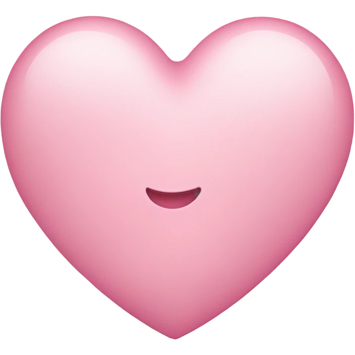 Light pink heart emoji