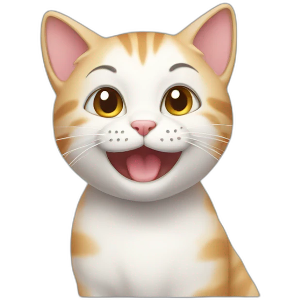  happy kitty emoji
