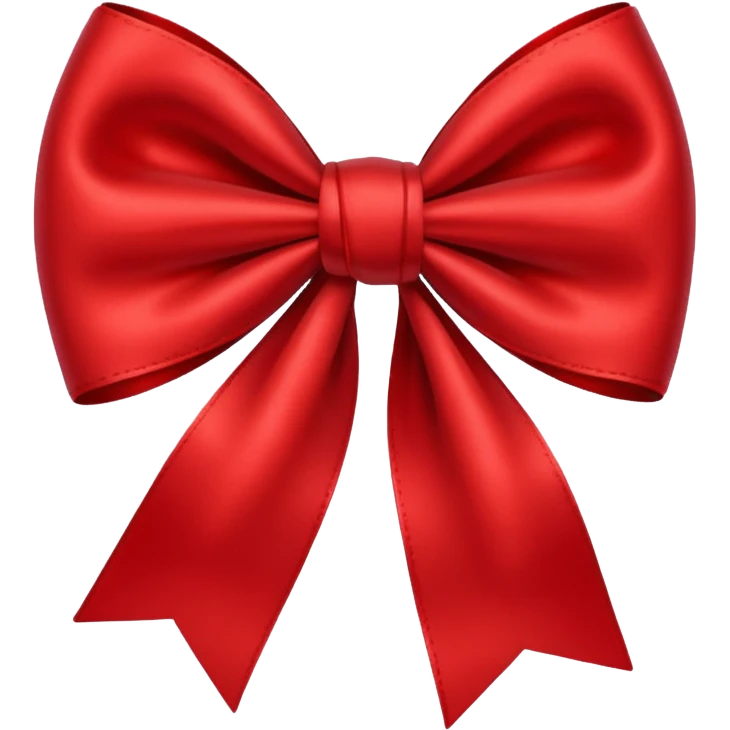 Red bow emoji