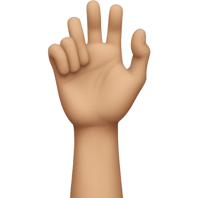 men arm outstretched  emoji