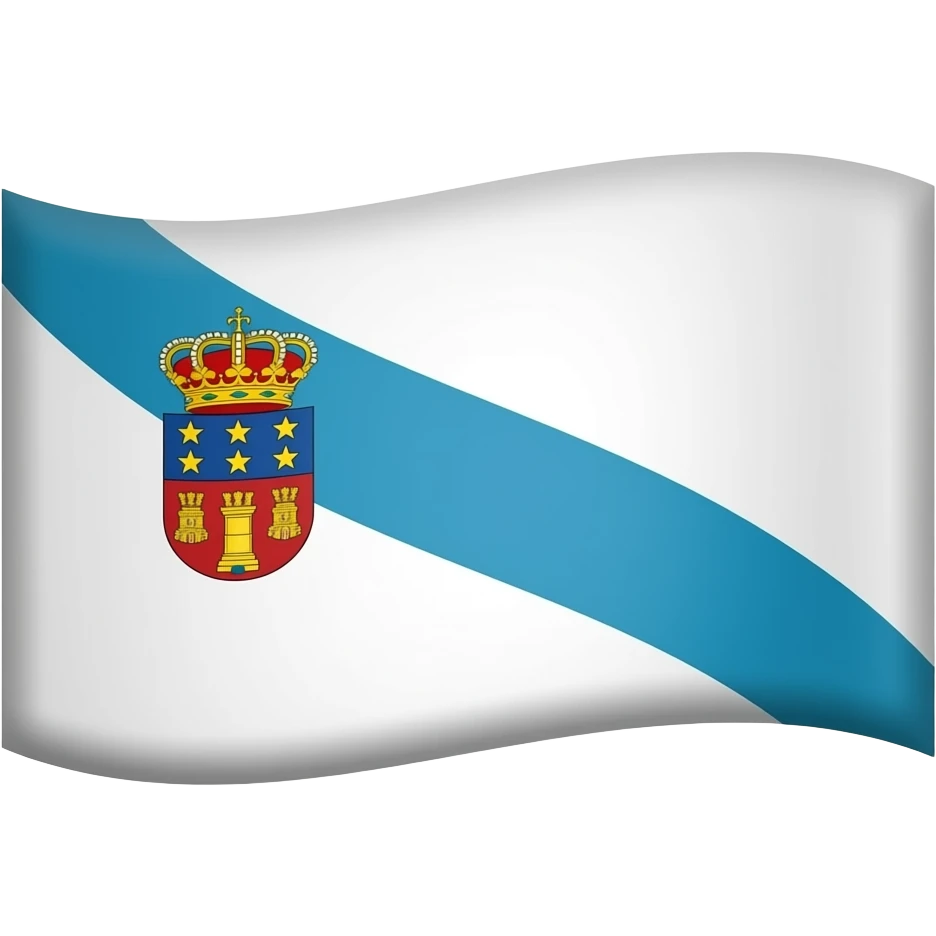 bandera de galicia emoji