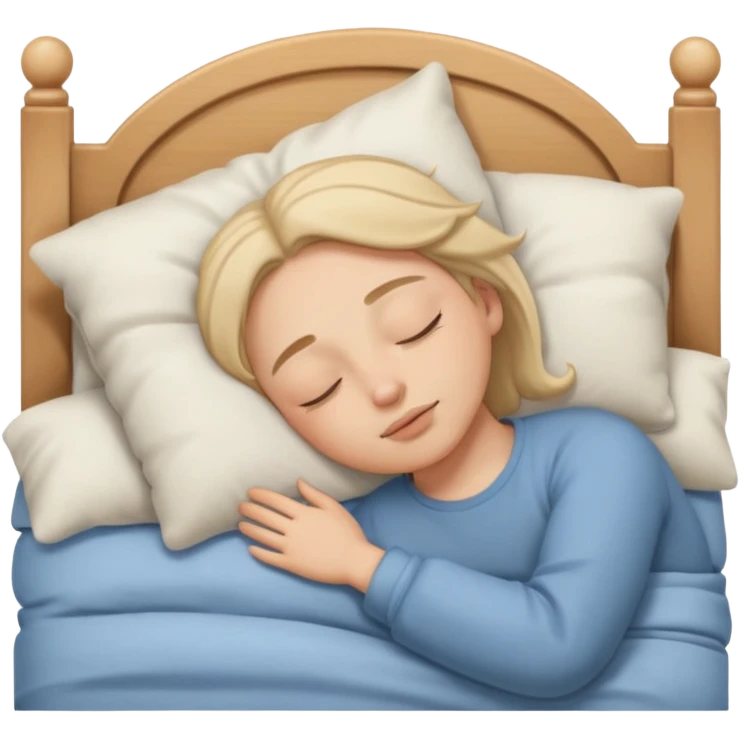 Sleeping in bed emoji