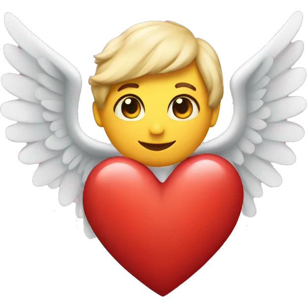 a heart with wings  emoji