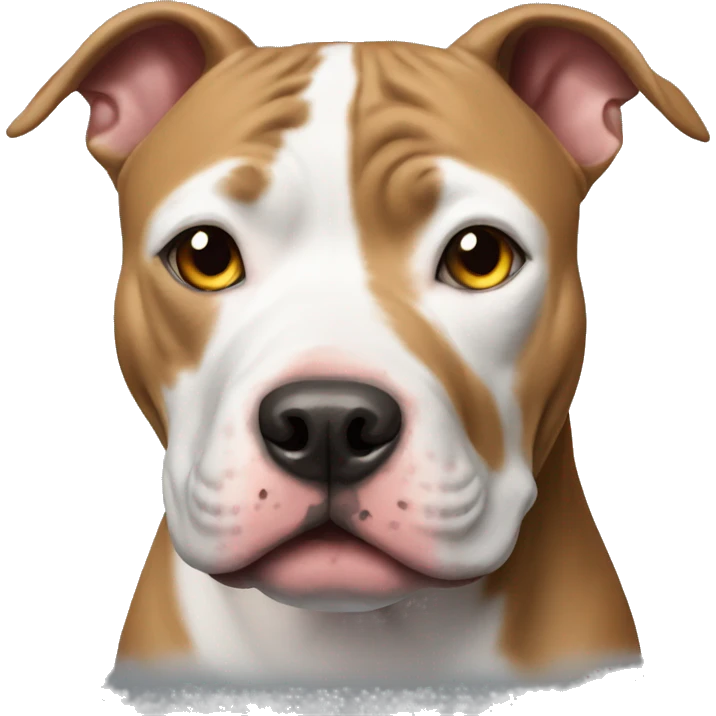 Multicolor pitbull emoji