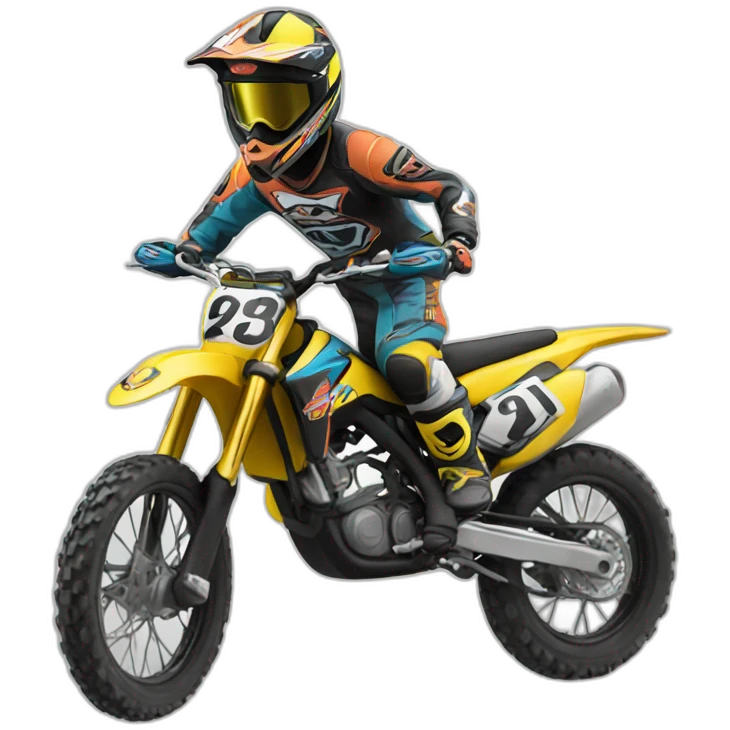 Motocross emoji