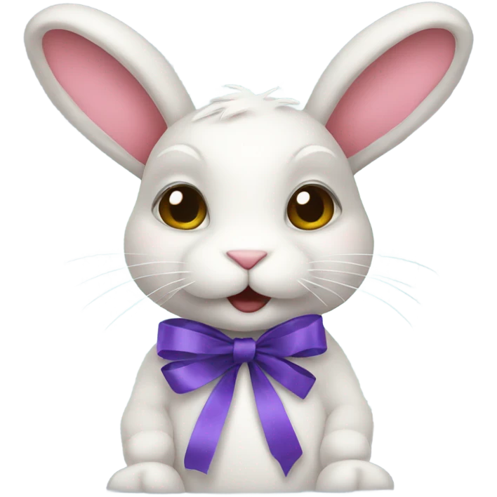 Bunny with ribbons emoji