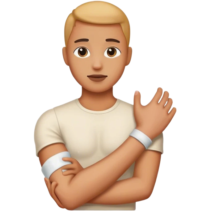 Wrist in cast emoji
