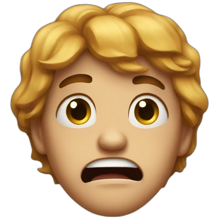 Terrified emoji