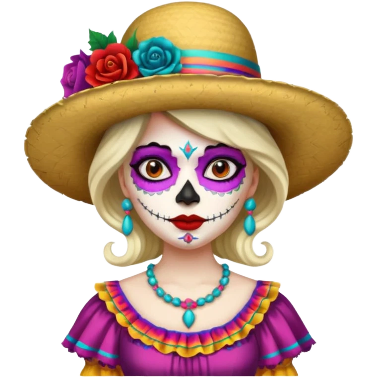 Catrina mexicana emoji