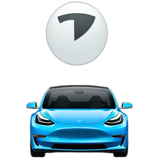 tesla model 3 emoji