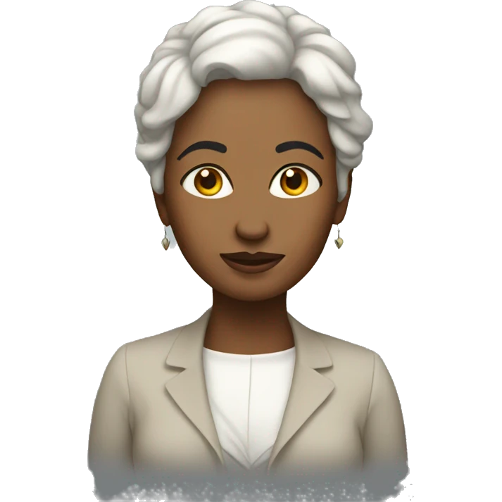 Shady lady emoji