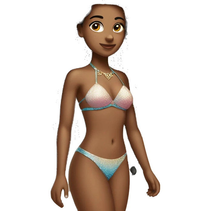 Princesa con bikini  emoji