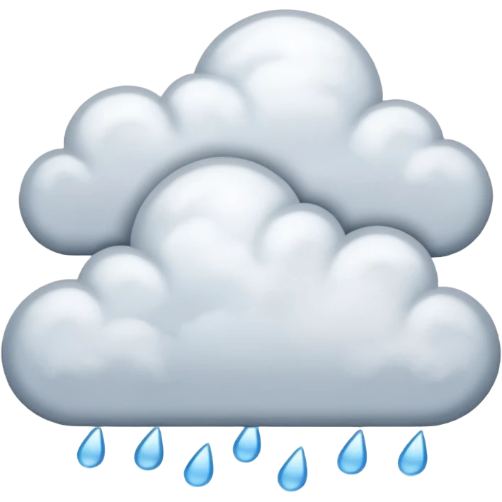 rainy clouds emoji