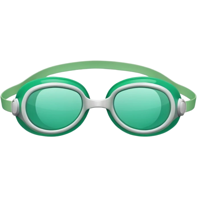 green swim goggles emoji