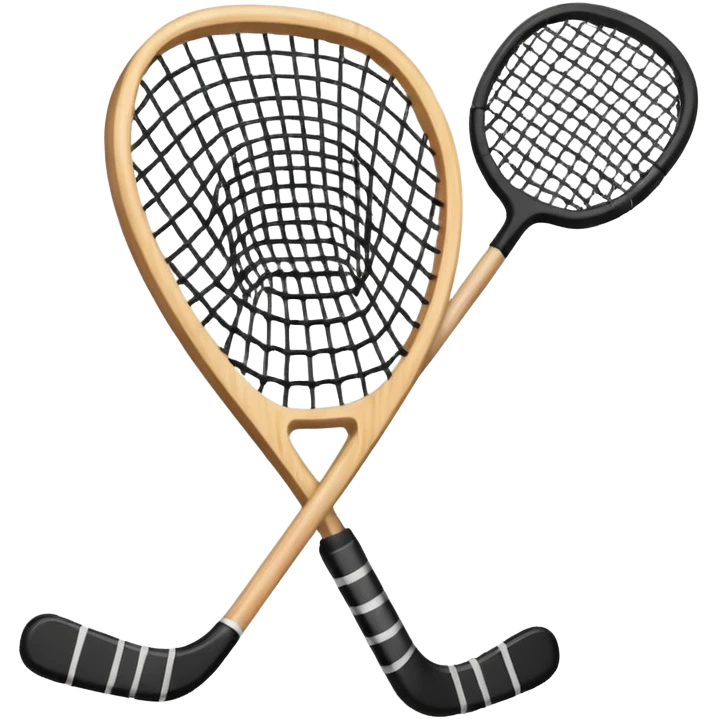 ice hockey racket emoji