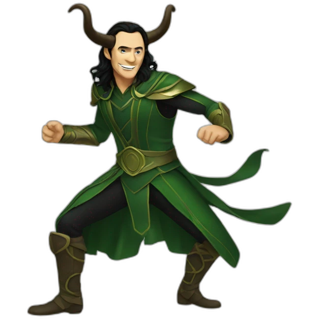 Loki dancing emoji