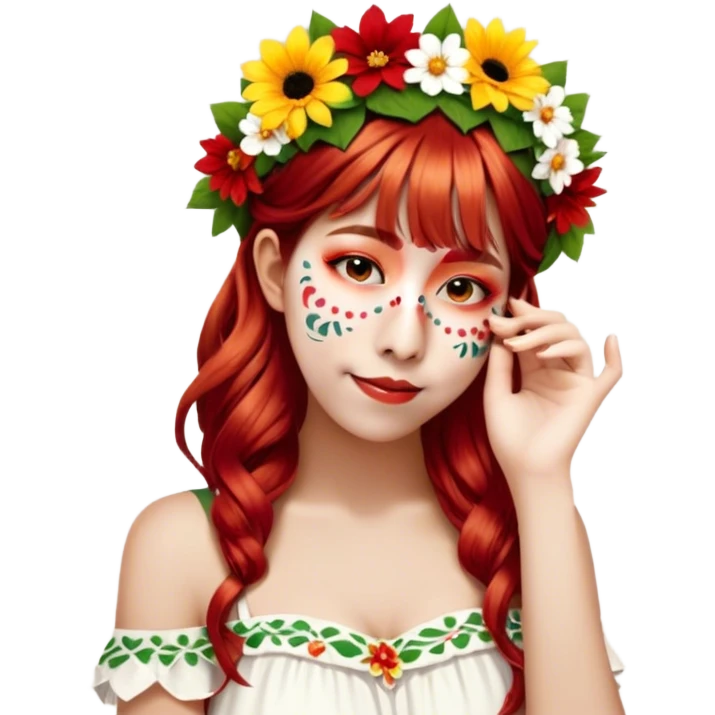 Flower-Crowned Dancer emoji