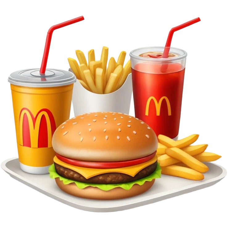McDonald’s meal  emoji