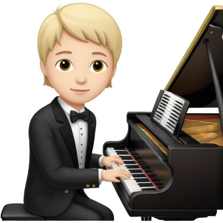 Luthier young pianist  emoji
