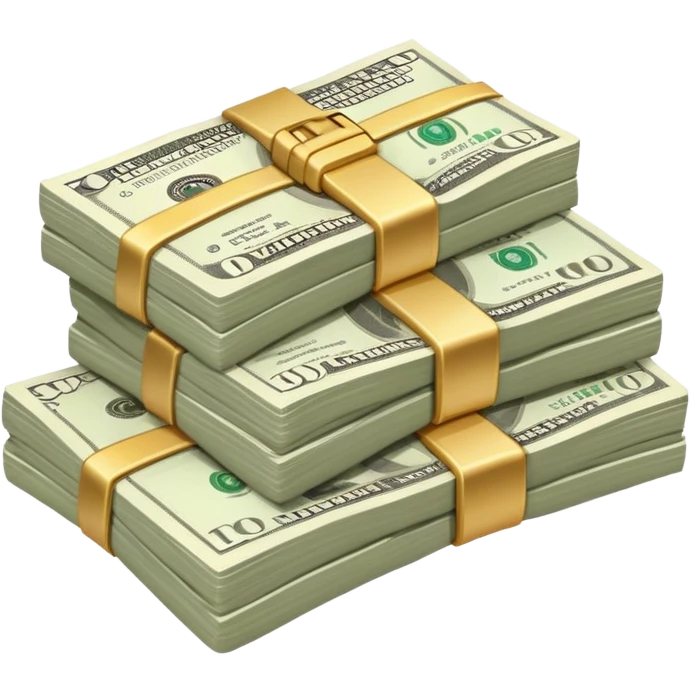cash money in pinkish color emoji