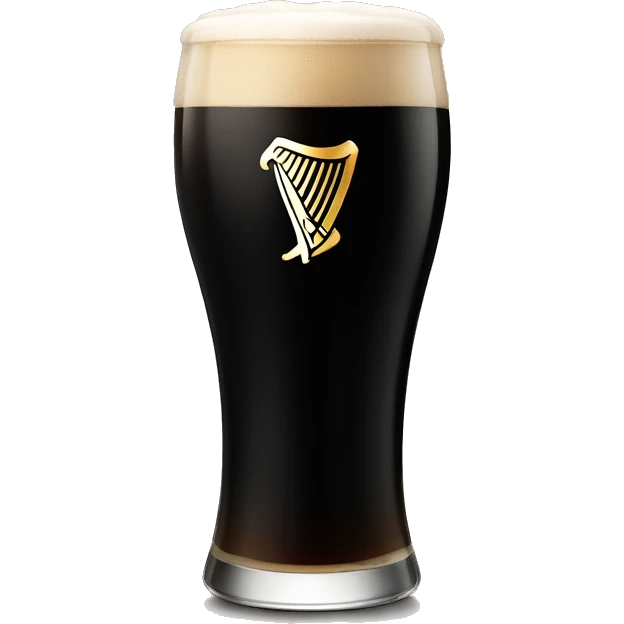 Pint of Guinness emoji