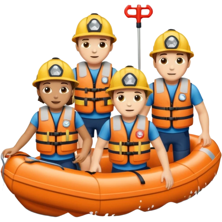 National Oceanic and Atmospheric Administration rescue workers emoji