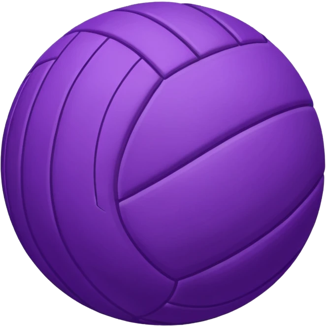 Purple Volleyball emoji