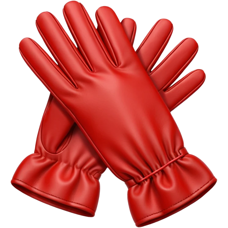 сделай красные перчатки emoji