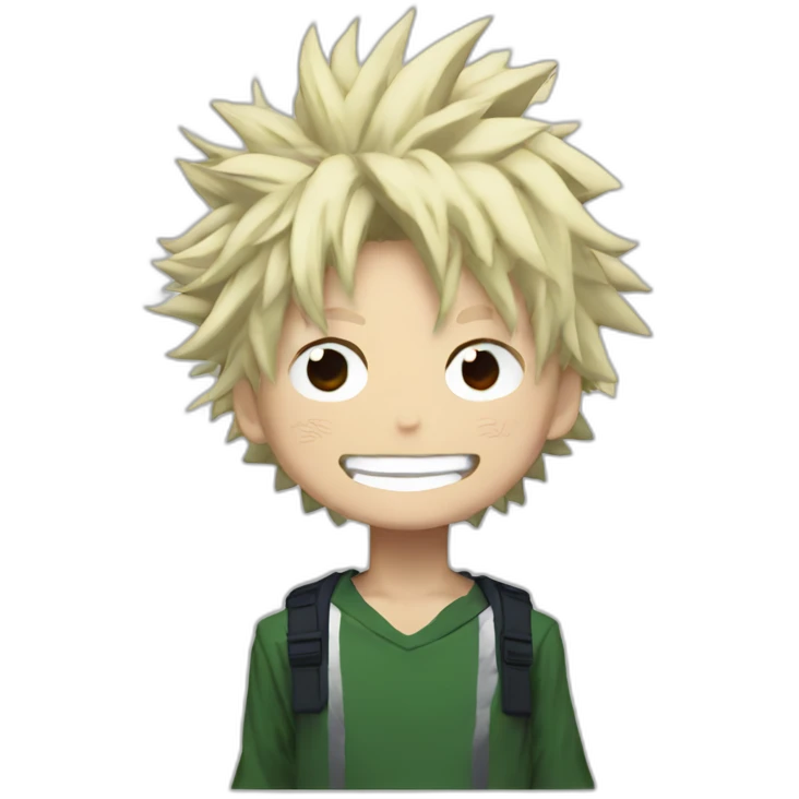 Bakugo my hero academia neutral emoji